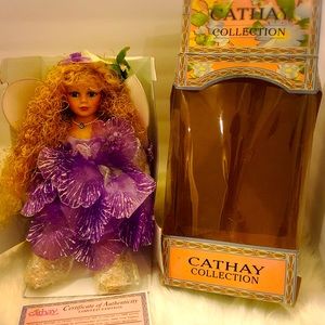Limited Edition Cathay Brand Porcelain Angel Doll